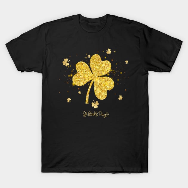 Golden Leaf T-Shirt by dyazagita